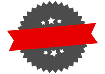 blank sign. blank red-black circular band label