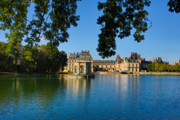 the castle of Fontainebleau