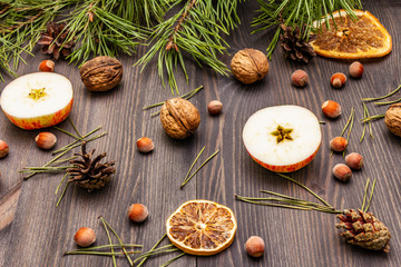 Christmas mood background. New Year holiday