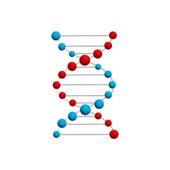 Thin line concept. DNA Icons set vector illustration. Polygonal DNA concept. DNA, genetic sign, elements and icons collection