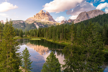 Fototapeta na wymiar Tre Cime di Lavaredo Natural Park, Dolomites, South Tyrol, Italy