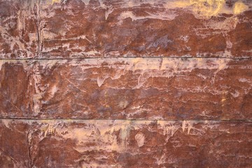 Rusted steel as texture and background