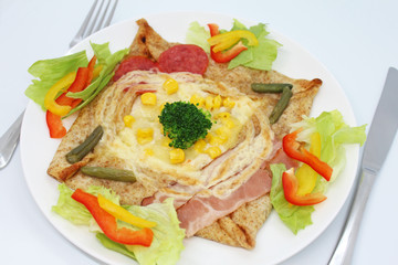 ガレット　そば粉のクレープ