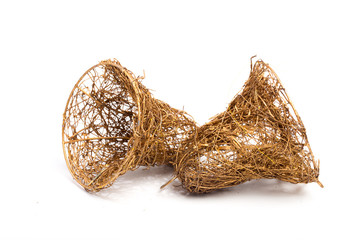 Christmas decorations isolated on white background - Image