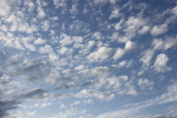 blue sky with clouds