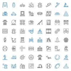 activity icons set