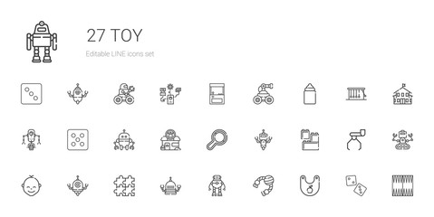 toy icons set