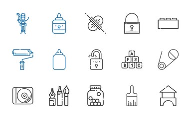repair icons set
