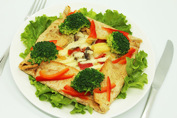 ガレット　そば粉のクレープ