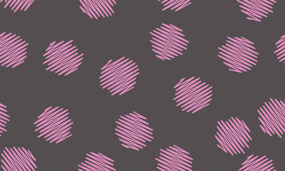 vector background with circles, seamless wallpaper