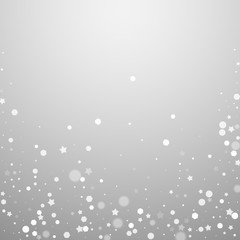 Magic stars random Christmas background. Subtle fl