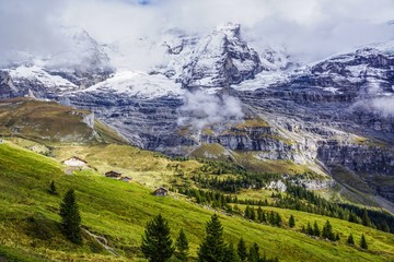 Fototapeta na wymiar landscape in alps