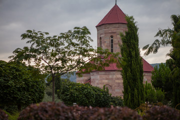 Fototapeta na wymiar Holy Trinity Church in Tiflis