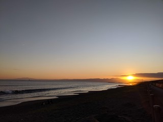 Obraz premium sunset on the beach
