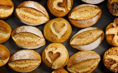 Huge choice of delicious fresh rolls. 