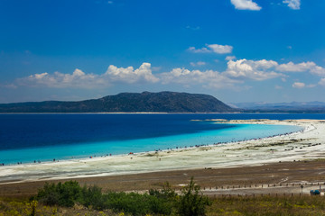 Salda Lake, one of Turkey's deepest, clearest and cleanest tectonic lakes