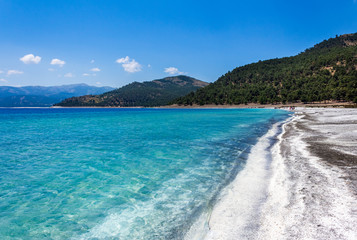Salda Lake, one of Turkey's deepest, clearest and cleanest tectonic lakes