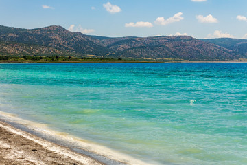 Salda Lake, one of Turkey's deepest, clearest and cleanest tectonic lakes