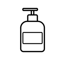 shampoo icon vector design template