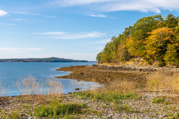 Autumn on the coast of Maine