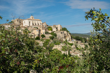 Fototapeta na wymiar View of Gordes, Provence, France