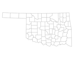 Karte von Oklahoma