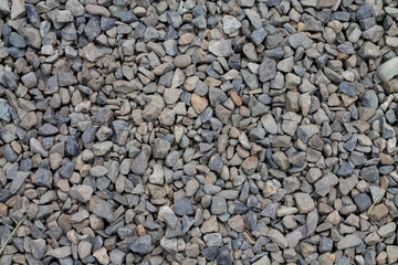 Patern made of stones. Rocky road in the country. abstract rock stone