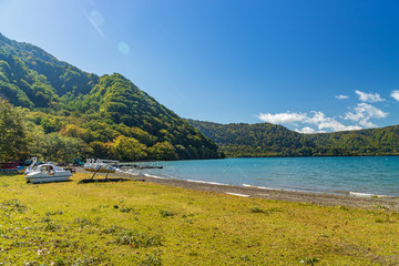 Naklejka na ściany i meble Towada Hachimantai National Park in early autumn