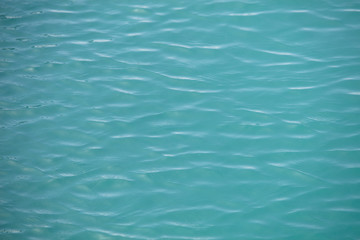Closeup of sea water as patterned background
