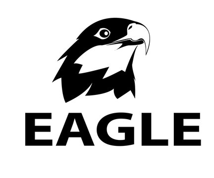 eagle head vector logo design