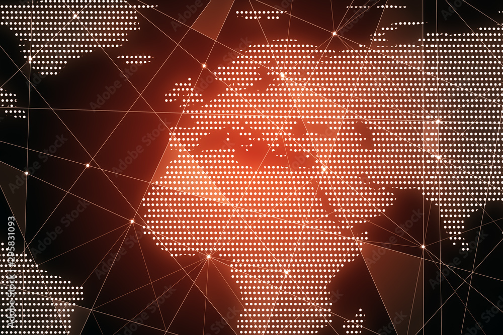 Aufkleber ai and global data concept