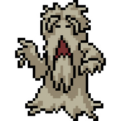 vector pixel art elder monster