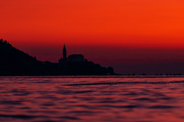 Dominant church of Piran Slovenia