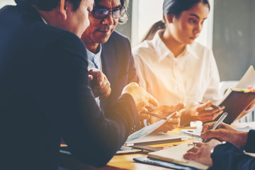 Stressed business concept,  business decision  for strategy startup of business investment