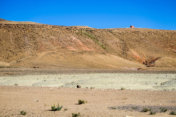 desert in wadi rum jordan, photo as background