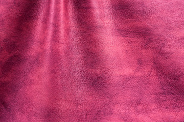 Texture cuir rose avec plis