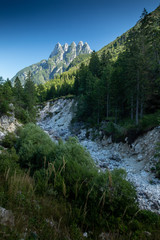 Fototapeta na wymiar Alps mountain scenery in Italy
