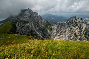 Mountain scenery in Slovenia - Mangart