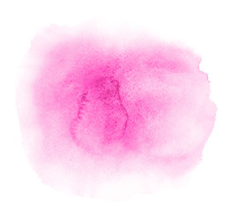 Purple teal watercolor splotch