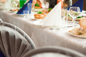 banquet in a restaurant, party in a restaurant