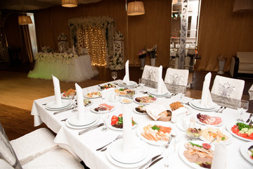 banquet in a restaurant, party in a restaurant