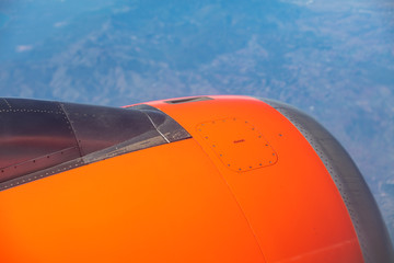 View from the plane window