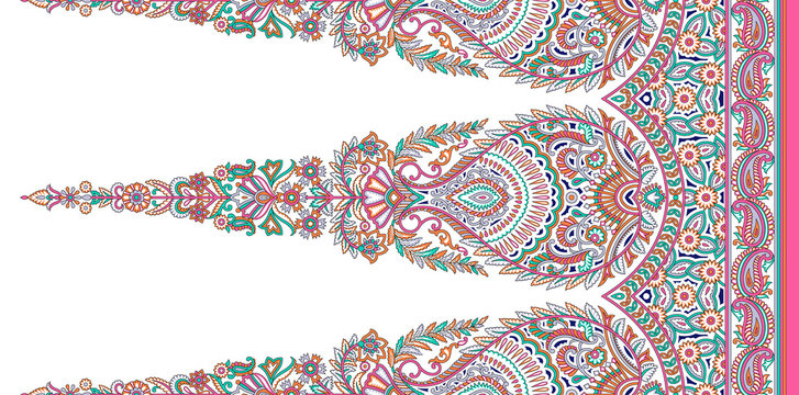 Border base. Ковер в индийском стиле. silky border.