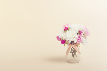 Flower bouquet in vase