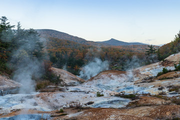 Towada Hachimantai National Park in early autumn