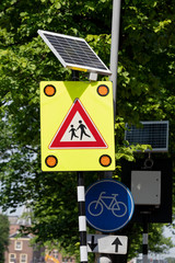 Pedestrians Crossing Solar
