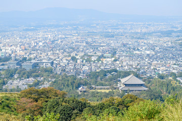 Obraz premium 奈良県 若草山