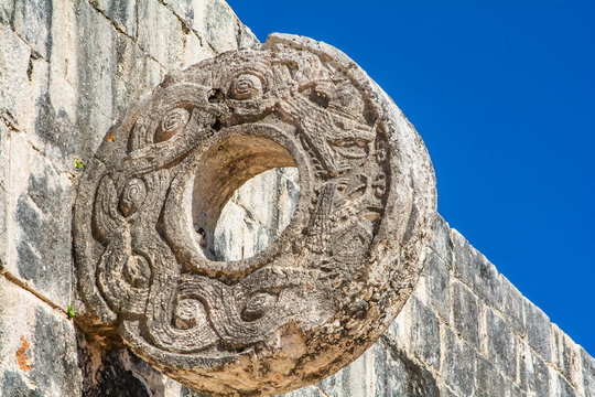 mayan stone carving