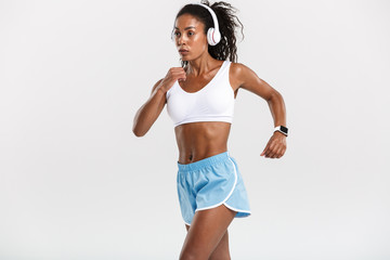 Portrait of an attractive healthy confident african sportswoman
