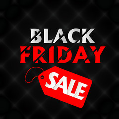 black friday sale flyer template in vector